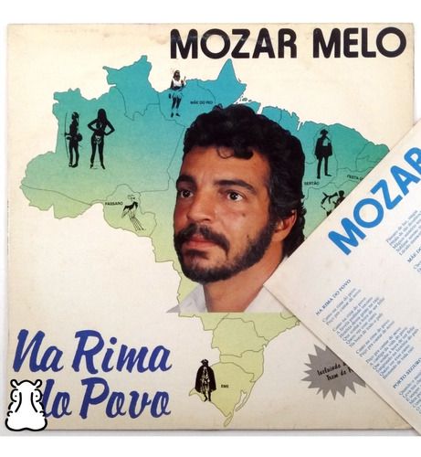 Lp  Mozar Melo Na Rima Do Povo Autografado Vinil Encarte 93