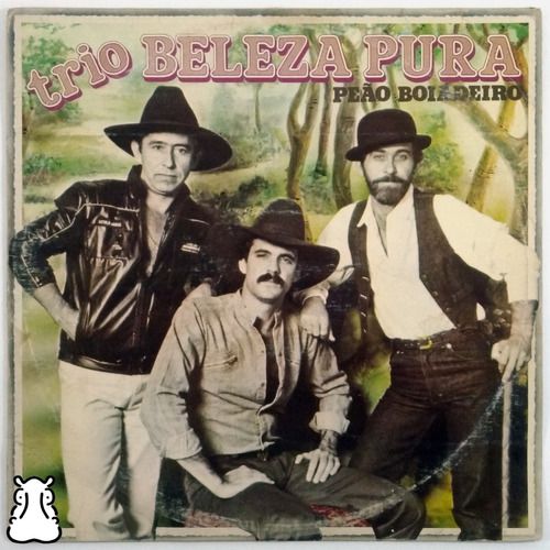 LP Trio Beleza Pura Peão Boiadeiro Disco De Vinil 1984 - Hm