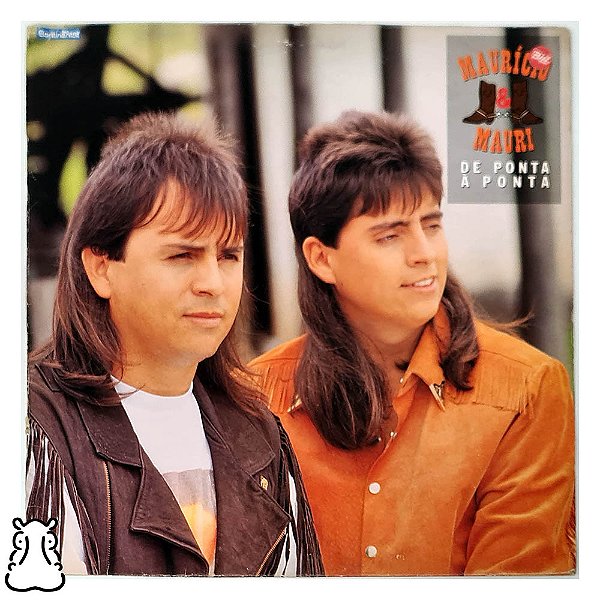 LP Maurício E Mauri De Ponta A Ponta Vinil 1991 Encarte - Hm