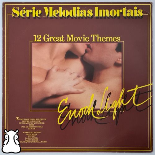 Lp Enoch Light 12 Great Movie Themes Disco De Vinil 1984