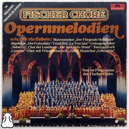 Lp Fischer Chore Opermelodien Disco De Vinil 1979