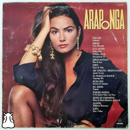 Lp Novela Araponga - Nacional Disco De Vinil 1990