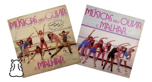 2 Lps Fusion Band Musicas Para Ouvir E Malhar Vol 1 E 2