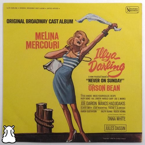 Lp Trilha Filme Melina Mercouri Illya Darling Disco De Vinil