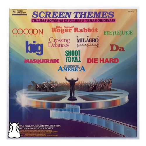 LP Screen Themes Filmes E Temas Originais Vinil Amostra - Hm