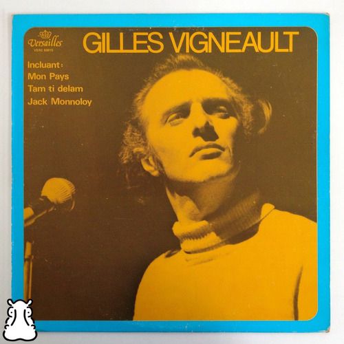 Lp Gilles Vigneault 1963 Tam Ti Delan Disco Vinil Importado