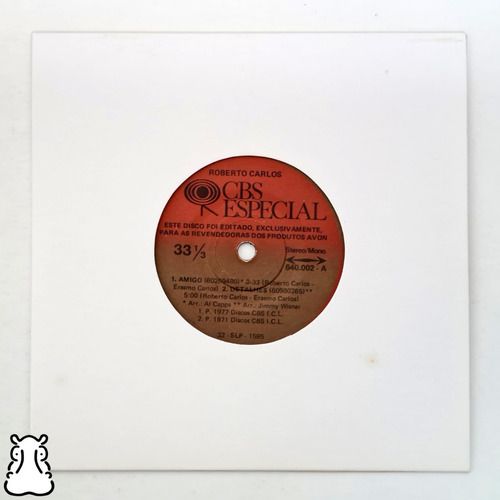 Ep Compacto Roberto Carlos Cbs Especial Amigo Detalhes Vinil