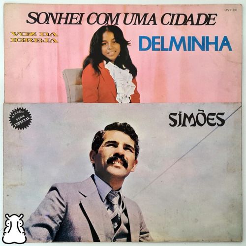 Lp Delminha Antônio Simões Sonhei Com Uma Cidade Disco Vinil