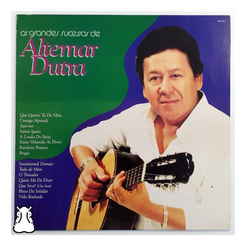 Lp Altemar Dutra Grandes Sucessos Vinil Amostra 1989 Hip2mil