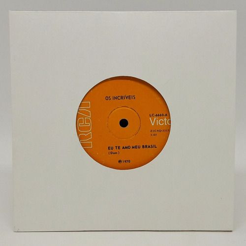 Ep Compacto Vinil Os Incríveis Eu Te Amo Meu Brasil