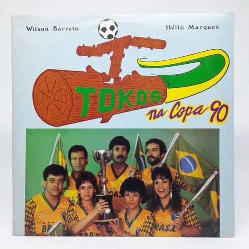 Lp Wilson Barreto E Helio Marques Tokos Na Copa 90 Vinil