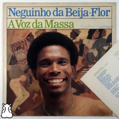 Lp Neguinho Da Beija Flor A Voz Da Massa Vinil 1986 Encarte