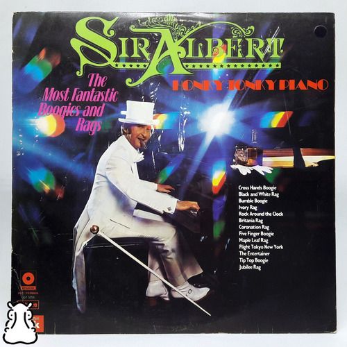 Lp Sir Albert Honky Tonky Piano Disco De Vinil 1979 Jazz