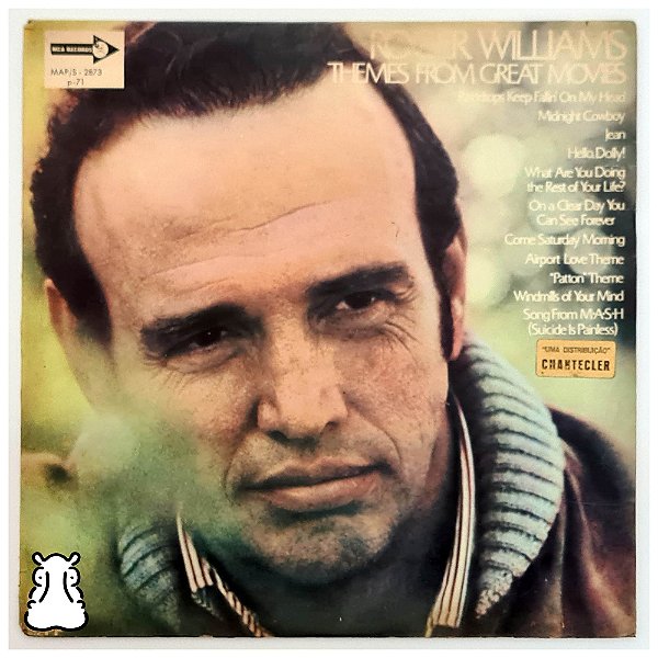 LP Roger Williams - Themes From Great Movies - Vinil - Hm