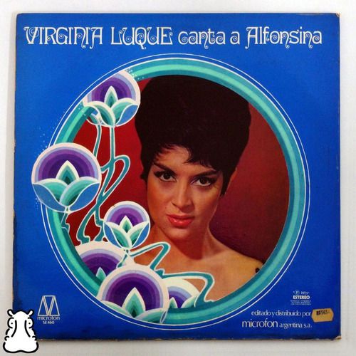 Lp Virginia Luque Canta A Alfonsina Disco De Vinil Importado