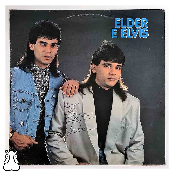 LP Elder E Elvis - 1993 Nosso Amor - Vinil Autografado - Hm
