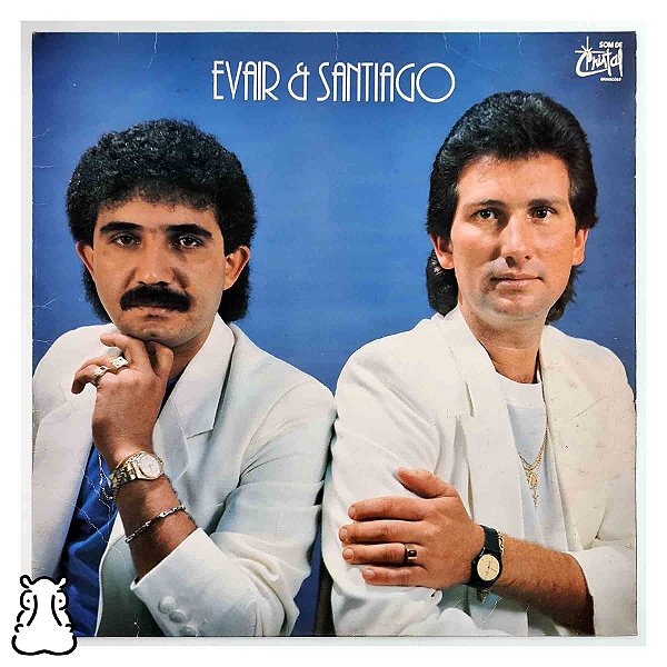 LP Evair e Santiago - 1990 Outra Vez - Disco de Vinil - Hm