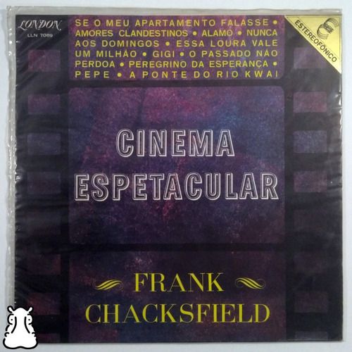 Lp Frank Chacksfield Cinema Espetacular Disco De Vinil 1964