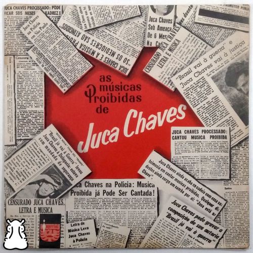 Lp Juca Chaves As Músicas Proibidas Disco De Vinil 1968