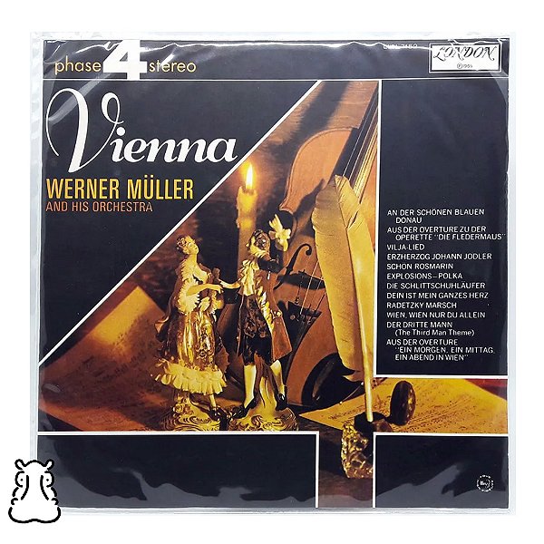 LP Werner Muller - Viena - Disco de Vinil - 1969 - Hm