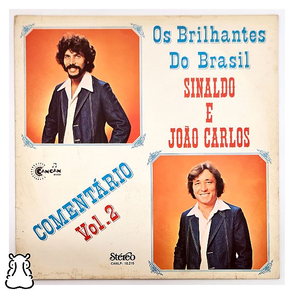 LP Sinaldo e João Carlos Os Brilhantes Do Brasil Vinil - Hm
