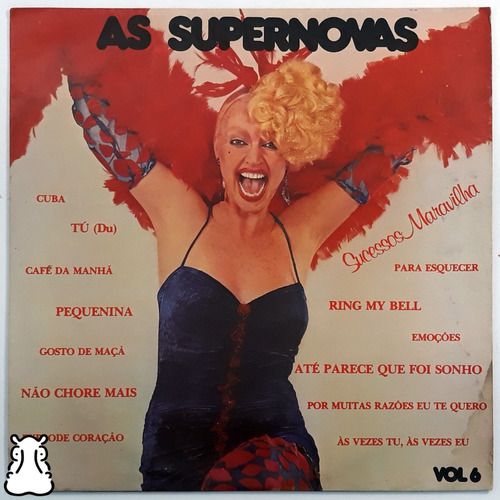 Lp Disco De Vinil As Supernovas Vol 6 Sucessos Maravilha