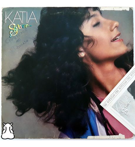 LP Katia - Sabor - Disco De Vinil 1982 Com Encarte - Hm