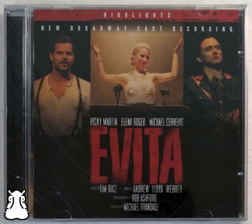 Cd Musical Evita Highlights New Broadway Cast Recording 2012