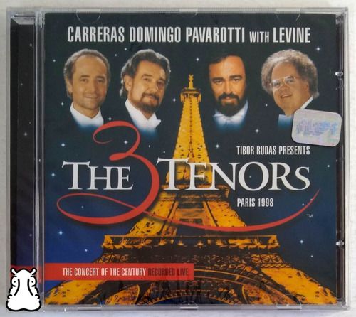 Cd The 3 Tenors With Levine - In Paris 1998 Novo Lacrado