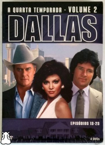 Box Dvd Série Dallas Quarta Temporada Vol. 2 Novo Lacrado