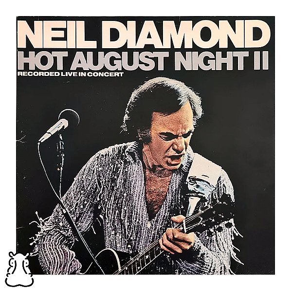 LP Neil Diamond Hot August Night II Disco de Vinil 1987 - Duplo