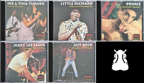 5 Cds Coleção Rock Tina Turner Jerry Lee Lewis Jeff Beck