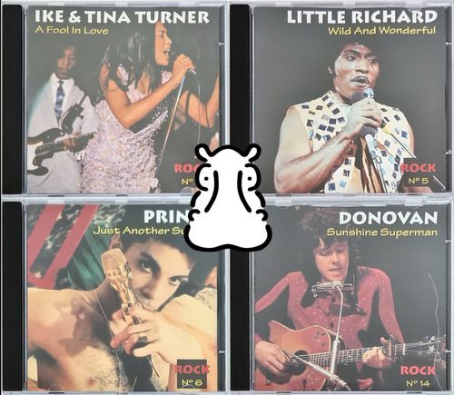 4 Cds Coleção Rock Tina Turner Prince Little Richard Donovan