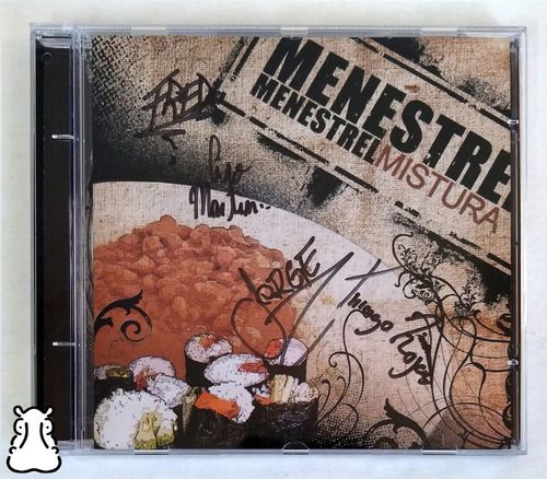 Cd Menestrel Mistura Poucos Loucos Vibrações Autografado