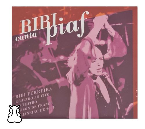 Cd Bibi Ferreira Canta Piaf Ao Vivo Digipack Novo Lacrado