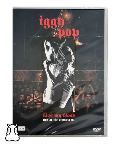 Dvd Kiss My Blood Iggy Pop, Live At The Olympia 91