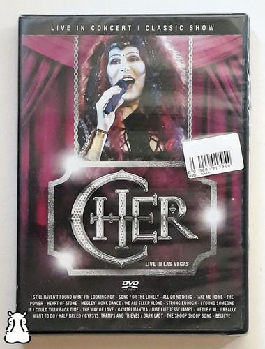 Dvd Cher Live In Concert Las Vegas Do Novo