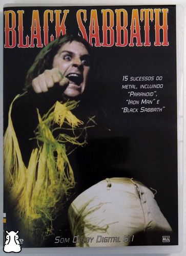 Dvd Black Sabbath - 15 Sucessos Do Metal Paranoid Iron Man