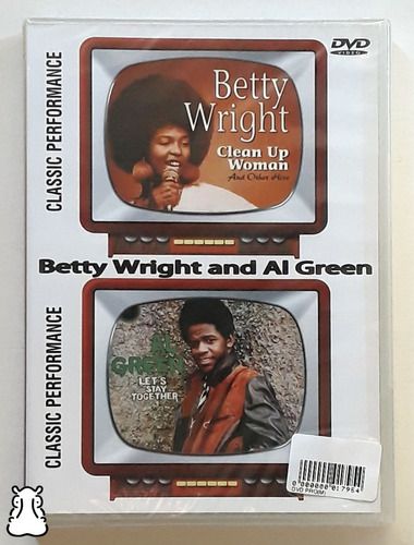 Dvd Betty Wright And Al Green - Classic Performance Novo