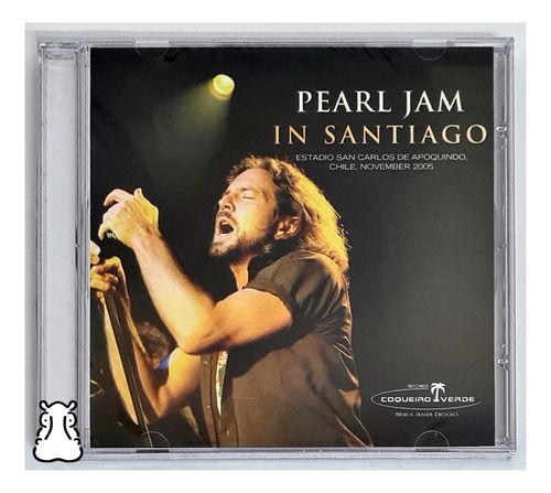 CD Pearl Jam - Live In Santiago - Novo Lacrado - Hm