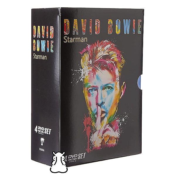 Box 4 DVDs David Bowie - Starman - Novo Lacrado - Hm