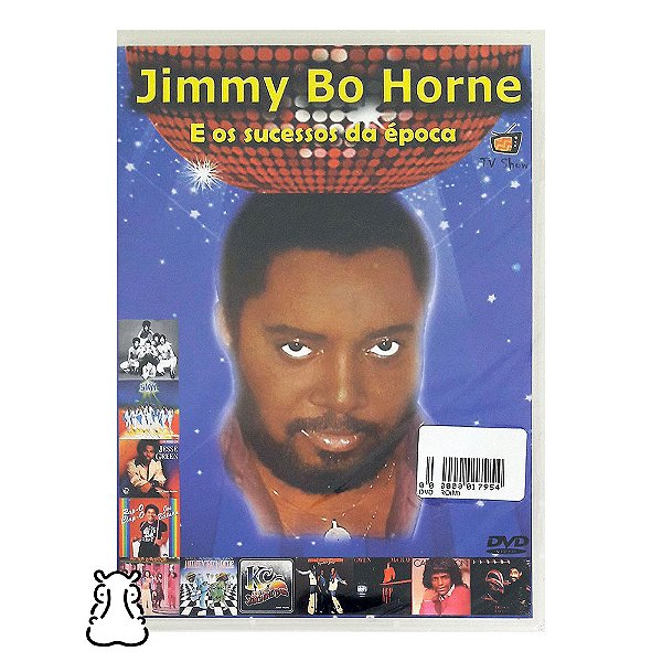 DVD Jimmy Bo Horne - E Os Sucessos Da Época - Novo - Hm