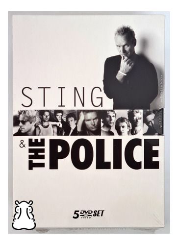 Box 5 DVDs - Sting & The Police - Novo Lacrado - Hm