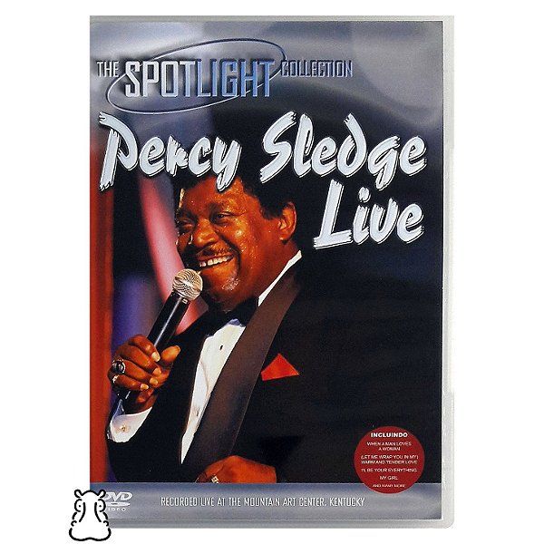 DVD Percy Sledge - Live The Spotlight Collection - Novo - Hm