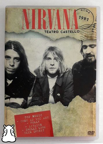 Dvd Nirvana Teatro Castelo Roma 1991