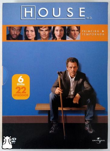 Box Dvd Série House Primeira Temporada