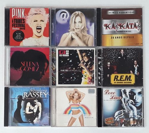 9 Cds P!nk Cloud9 Selena Gomez Mariah Carey Rem