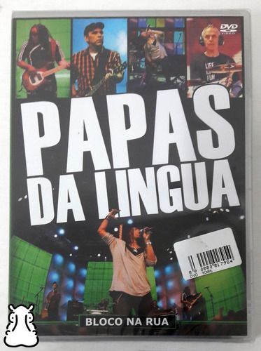 Dvd Papas Na Língua Bloco Na Rua Disco Rock Novo