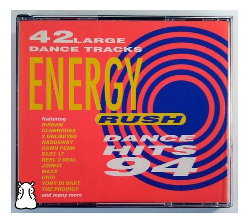 Cd Energy Rush - Dance Hits 94 - Duplo Importado
