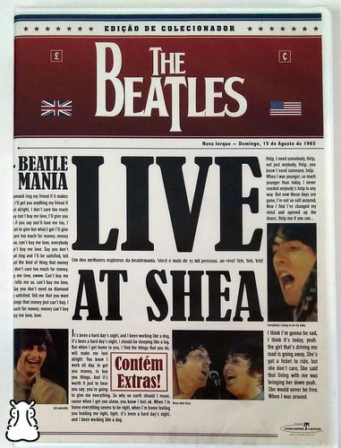 Dvd Beatles Live At Shea - Um Registro Histórico
